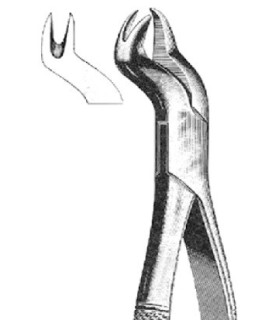 Fórceps de extracción (Forma Americana) fig. 88L